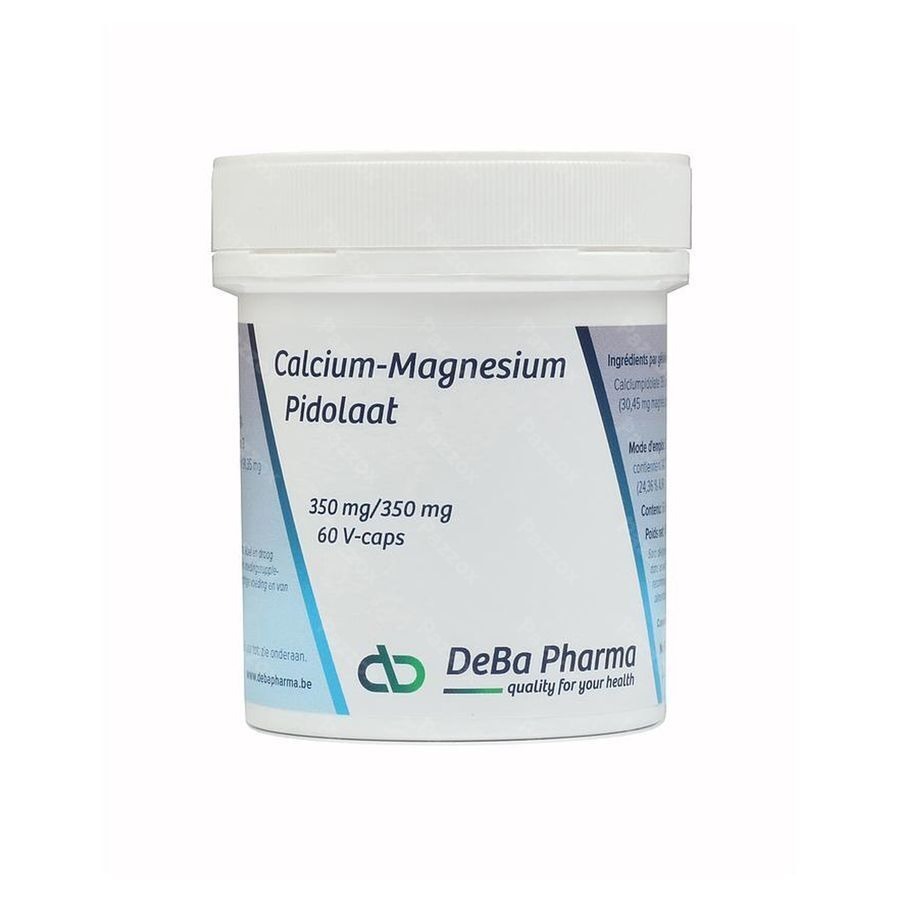 Calcium Magnesium Pidolaat 350/350mg V-caps 60