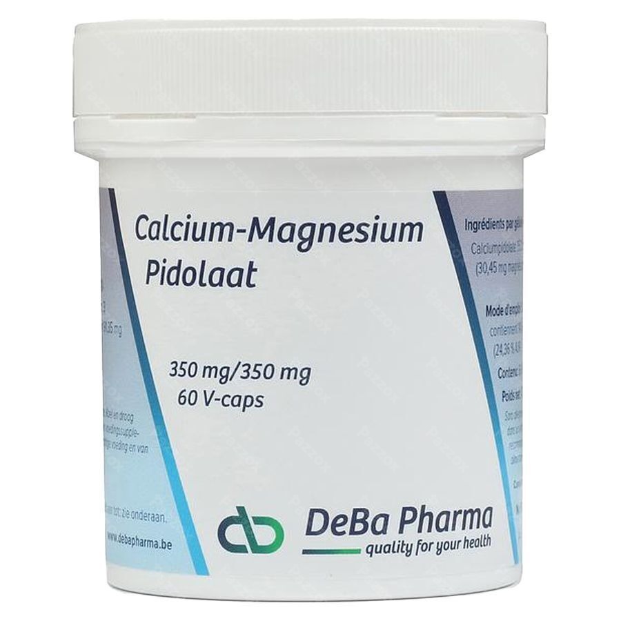 Calcium Magnesium Pidolaat 350/350mg V-caps 60
