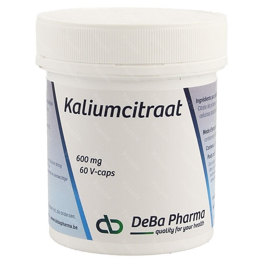 DeBa Pharma Kaliumcitraat 60 Capsules