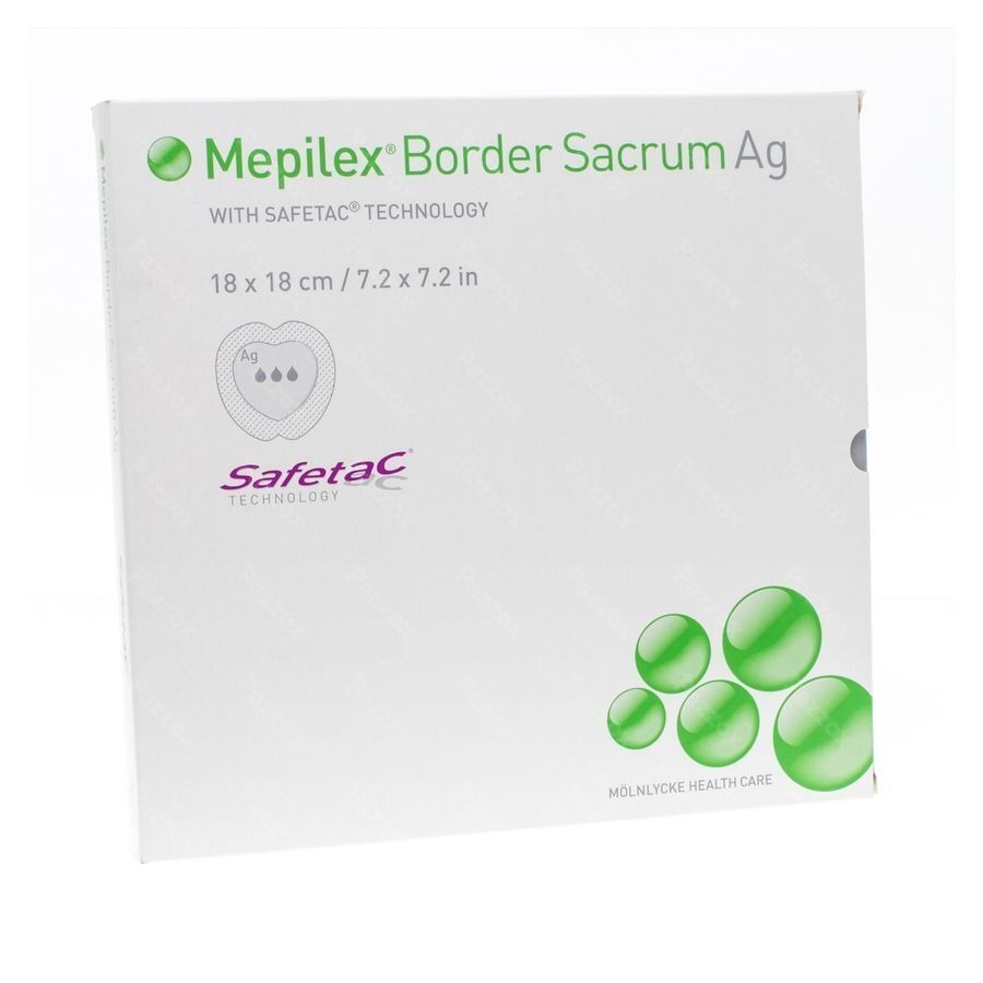 Mepilex Border Ag Sacrum Ster 18,0x18,0 5 382000
