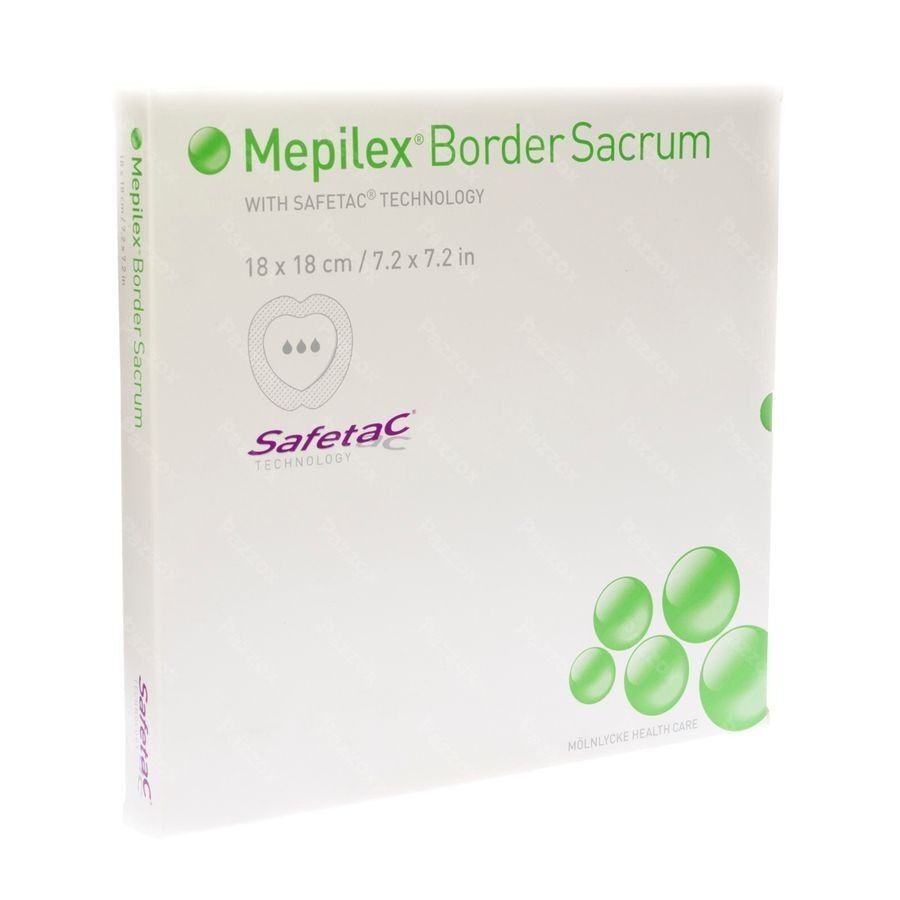 Mepilex Border Ag Sacrum Ster 18,0x18,0 5 382000