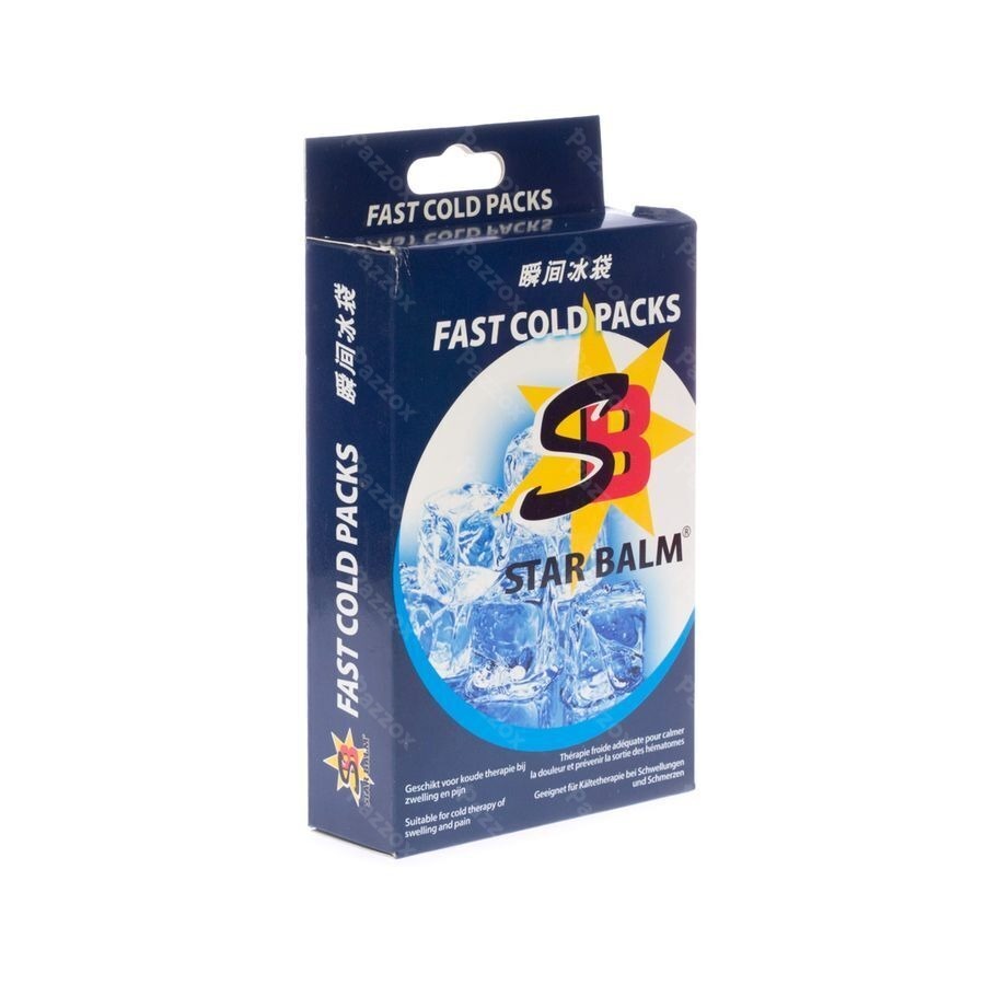 Star Balm Fast Cold Pack 11,5cmx19cm 2x75g