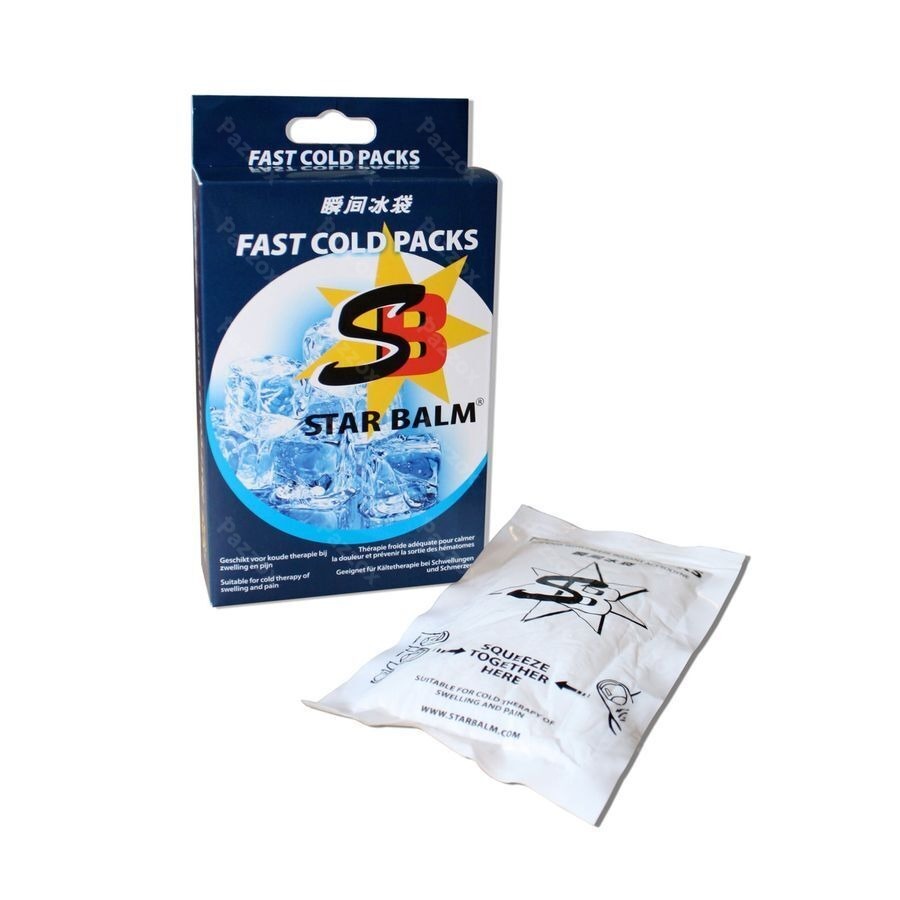 Star Balm Fast Cold Pack 11,5cmx19cm 2x75g