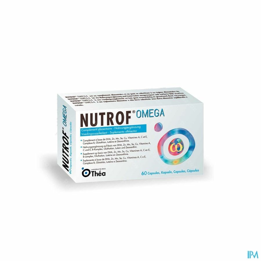 Nutrof Omega Voedingssupplement Ogen 60 Capsules