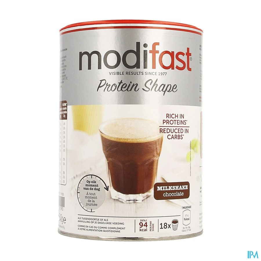 Modifast Protiplus Milkshake Chocolade 540g