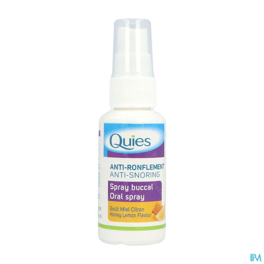 Quies Tegen Snurken Honing Citroensmaak Mondspray 70ml