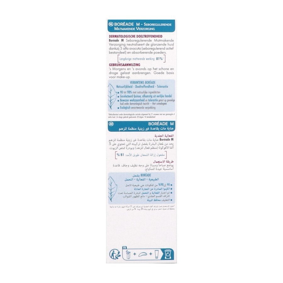 Noviderm Boréade Matmakende Seboregulerende Verzorging 40ml