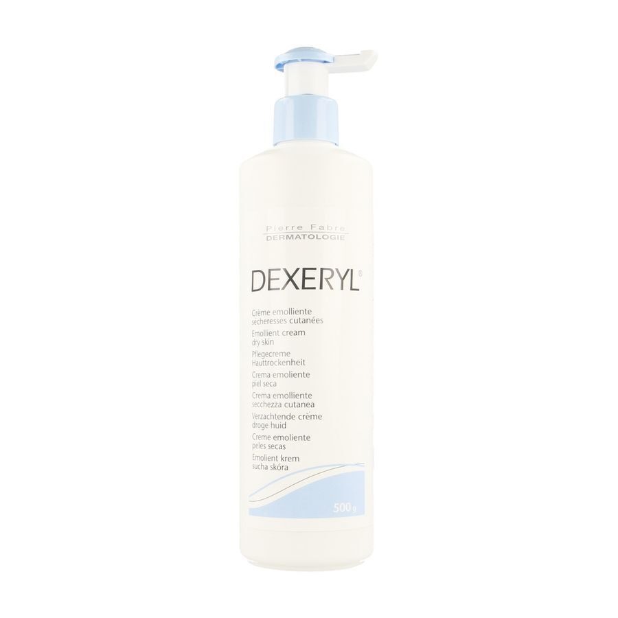 Dexeryl Creme Droge Huid Pompfl 500ml