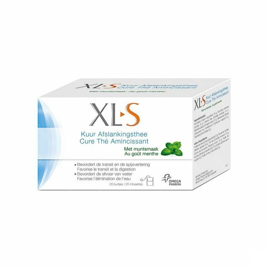 Xls Afslankingsthee Munt Zakje 20x2g