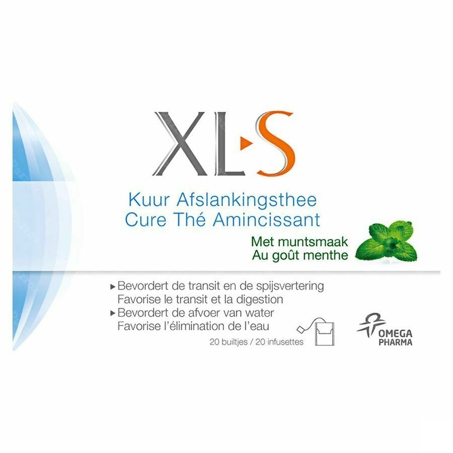 Xls Afslankingsthee Munt Zakje 20x2g