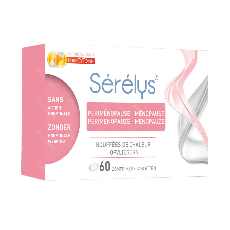 Serelys 60 Tabletten Bij Opvliegers Door Menopauze
