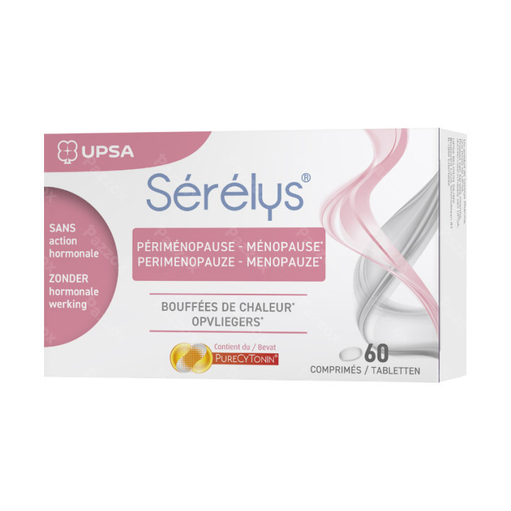 Serelys 60 Tabletten Bij Opvliegers Door Menopauze