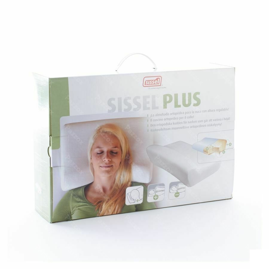 Sissel Plus Hoofdkussen Orthoped.+overtrek Stretch