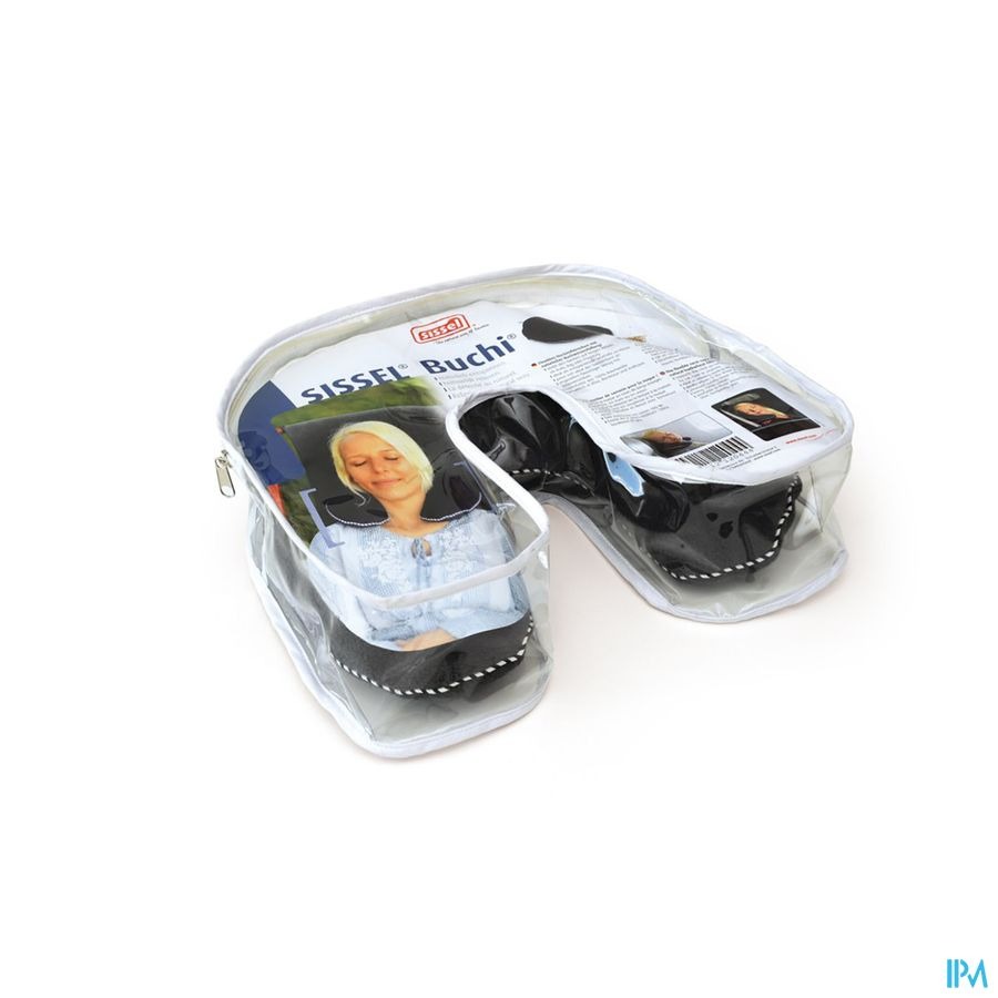 Sissel Buchi Grijs Nekkussen Met Boekweitvulling