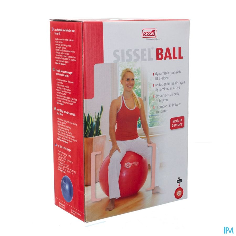 Sissel Ball Zitbal Diam.75cm Rood