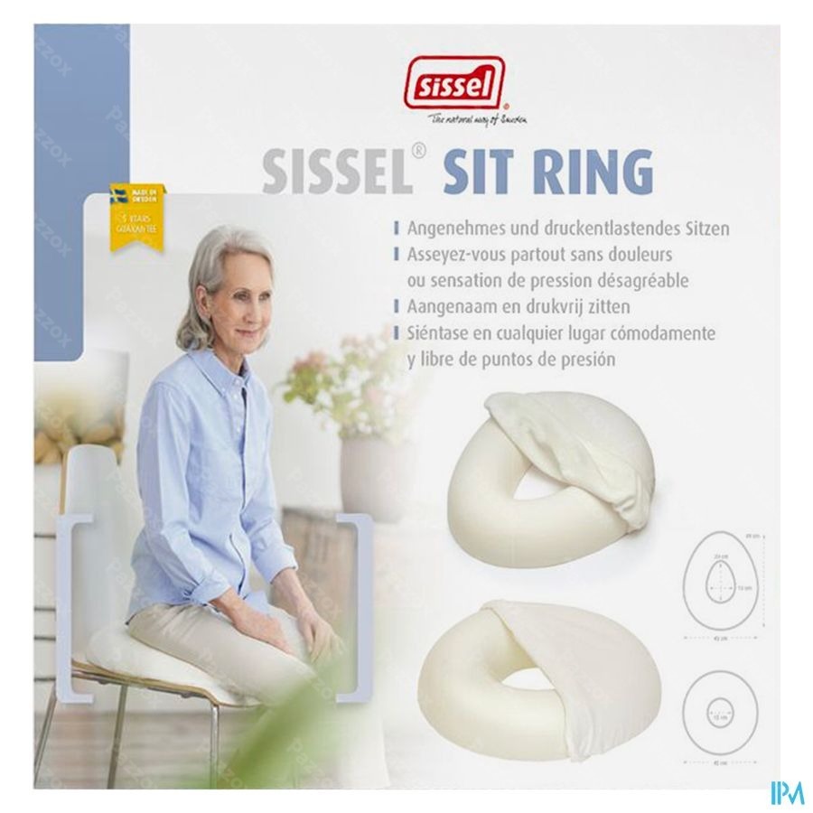 Sissel Sitring Ovaal Met Hoes Wit