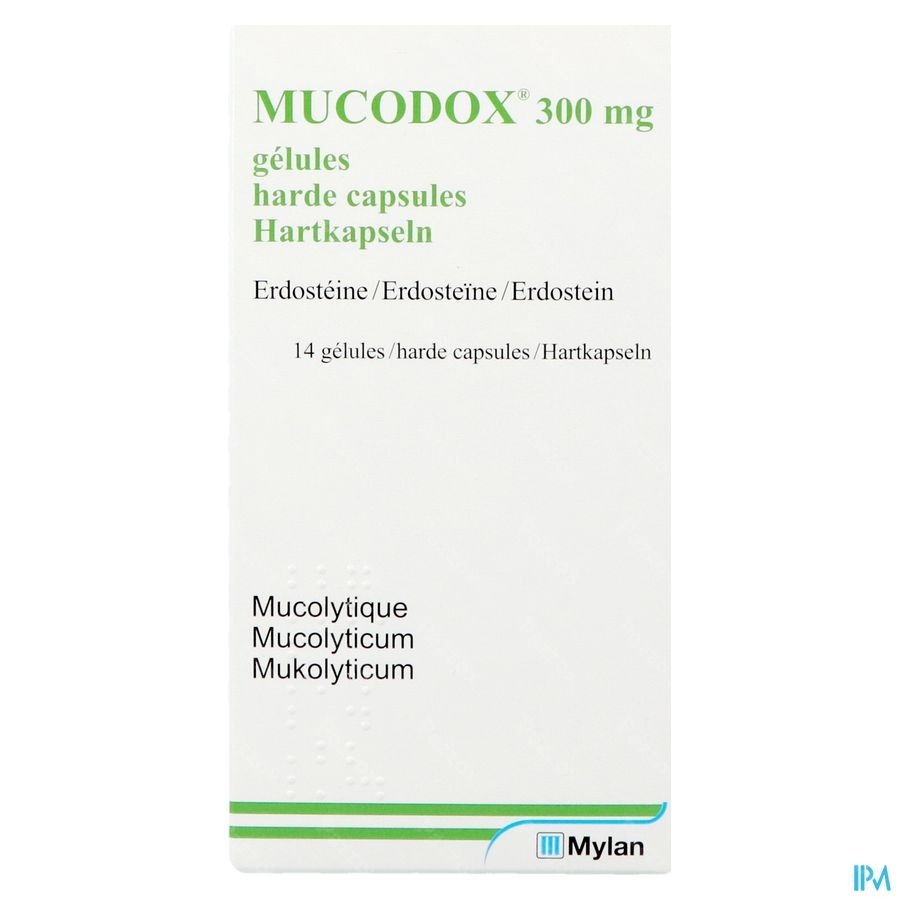 Mucodox 300mg Caps 14