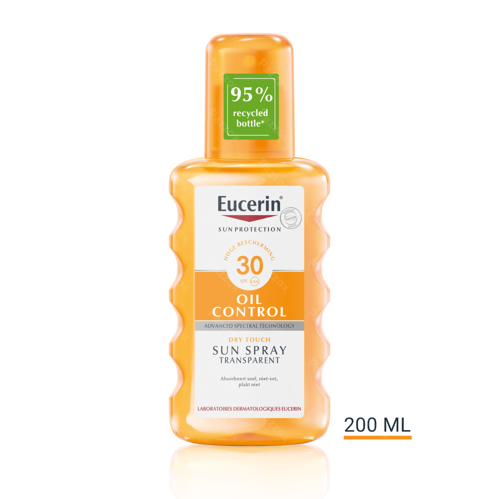 Eucerin Sun Oil Control Dry Touch Spray Transparant SPF30 200ml
