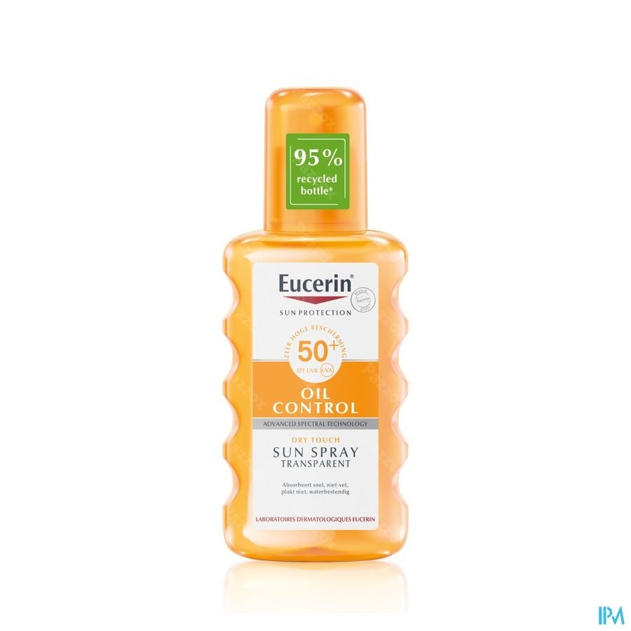Eucerin Sun Oil Control Dry Touch Spray Transparant SPF 50+ 200ml