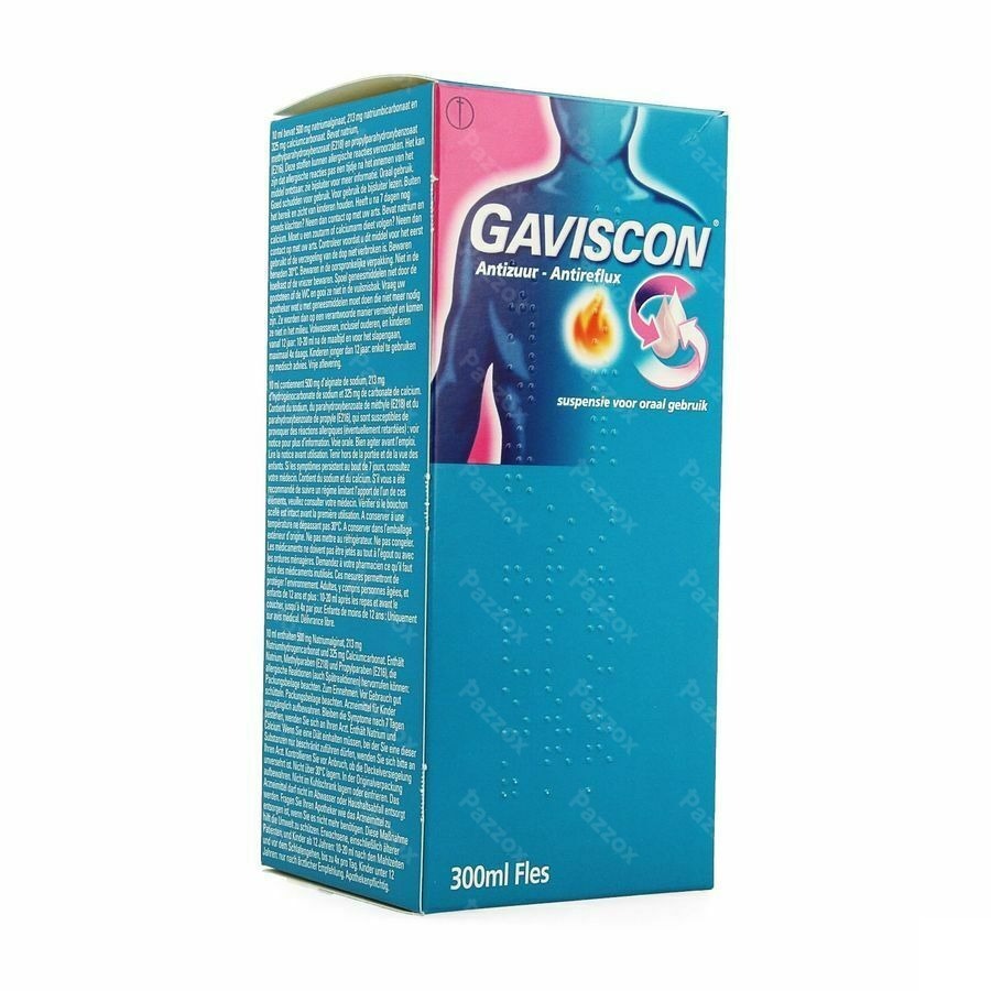 Gaviscon Antireflux Antizuur Orale Susp 300ml