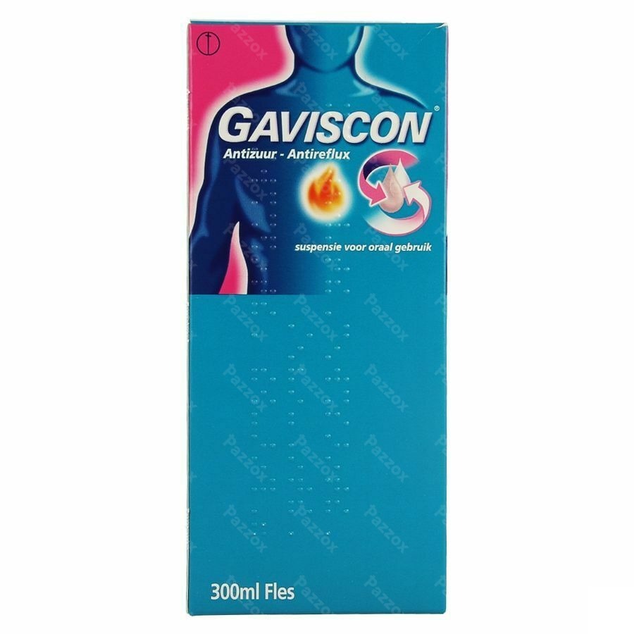 Gaviscon Antireflux Antizuur Orale Susp 300ml