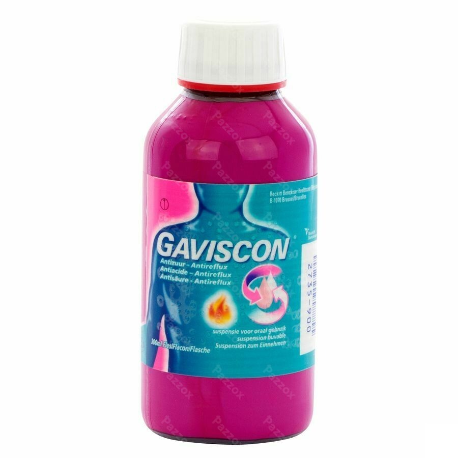 Gaviscon Antireflux Antizuur Orale Susp 300ml