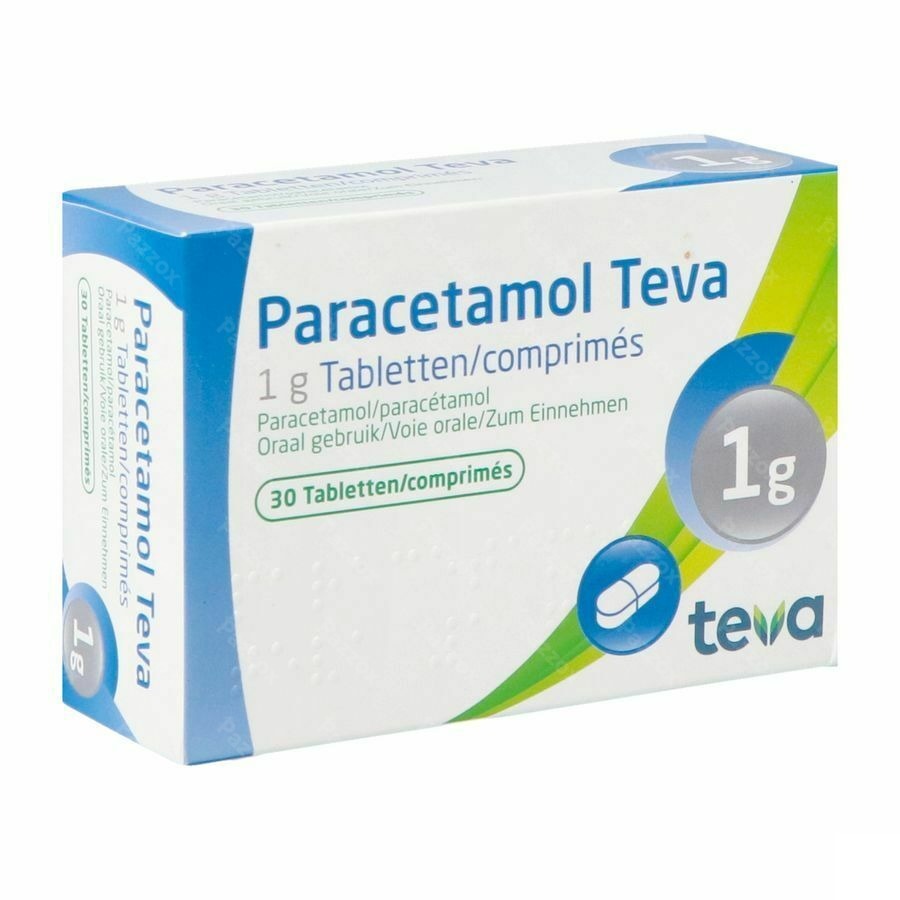 Paracetamol Teva 1g Tabl 30 X 1g Blister