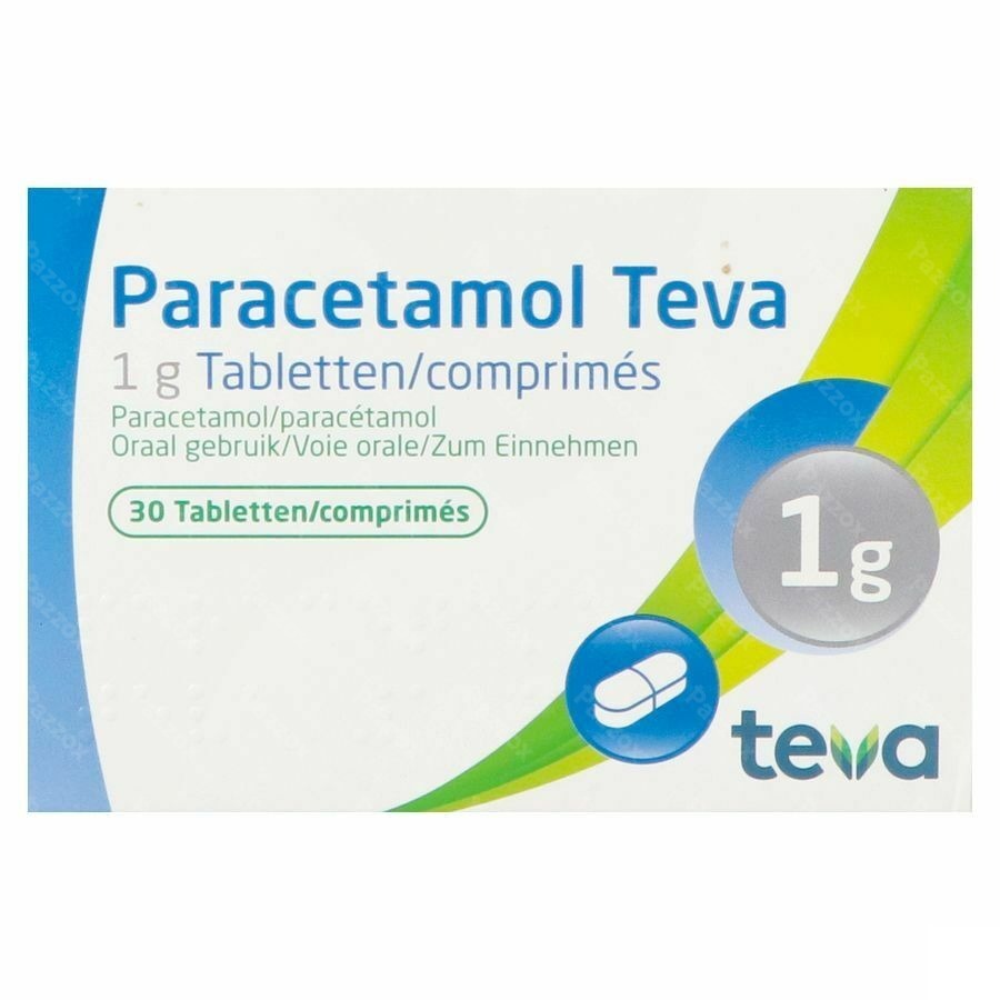Paracetamol Teva 1g Tabl 30 X 1g Blister
