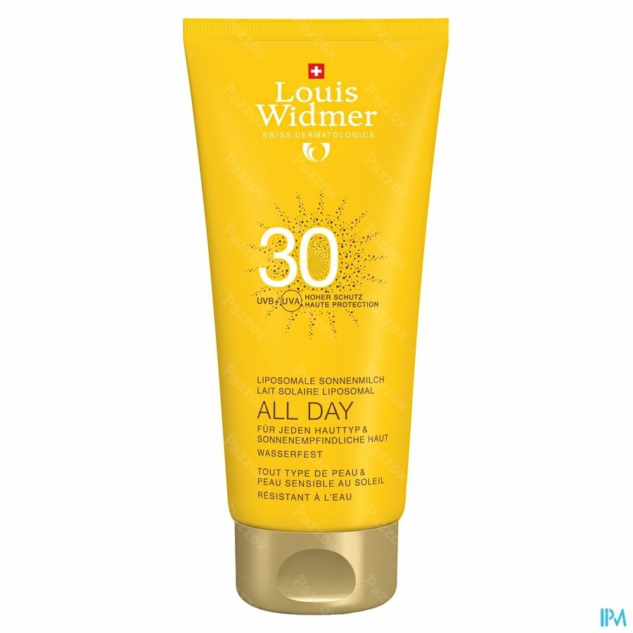 Louis Widmer Sun All Day UV30 Geparfumeerd Tube 200ml