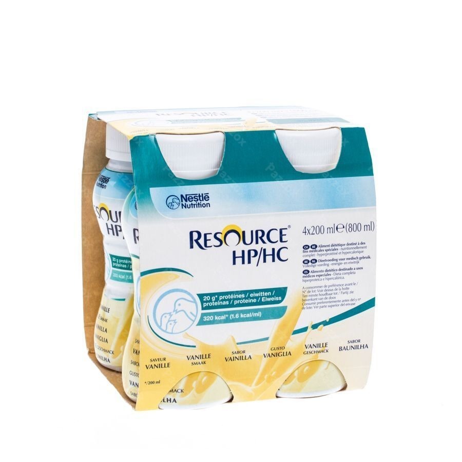 Resource Hp Hc Vanille Fles 4x200ml
