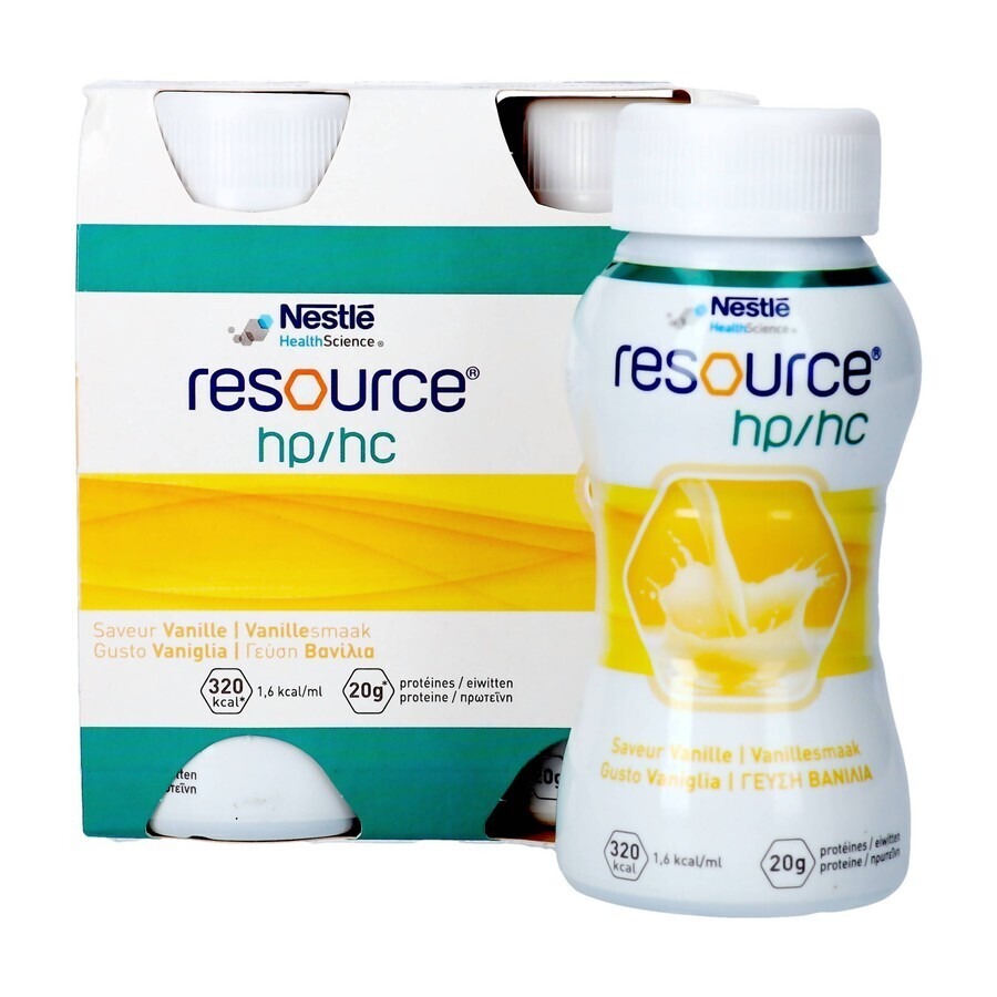 Resource Hp Hc Vanille Fles 4x200ml