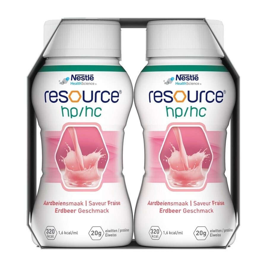 Resource Hp Hc Aardbei Fles 4x200ml