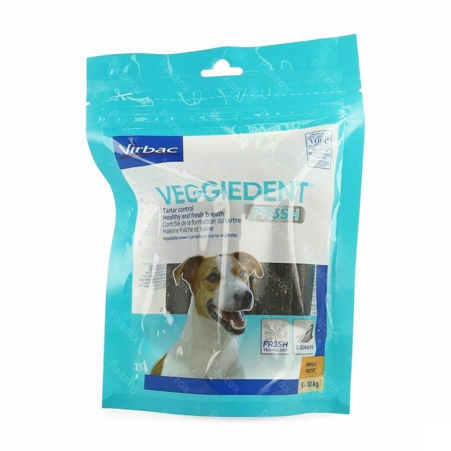 Veggiedent Hond  5 -10 kg Kauwreep 15