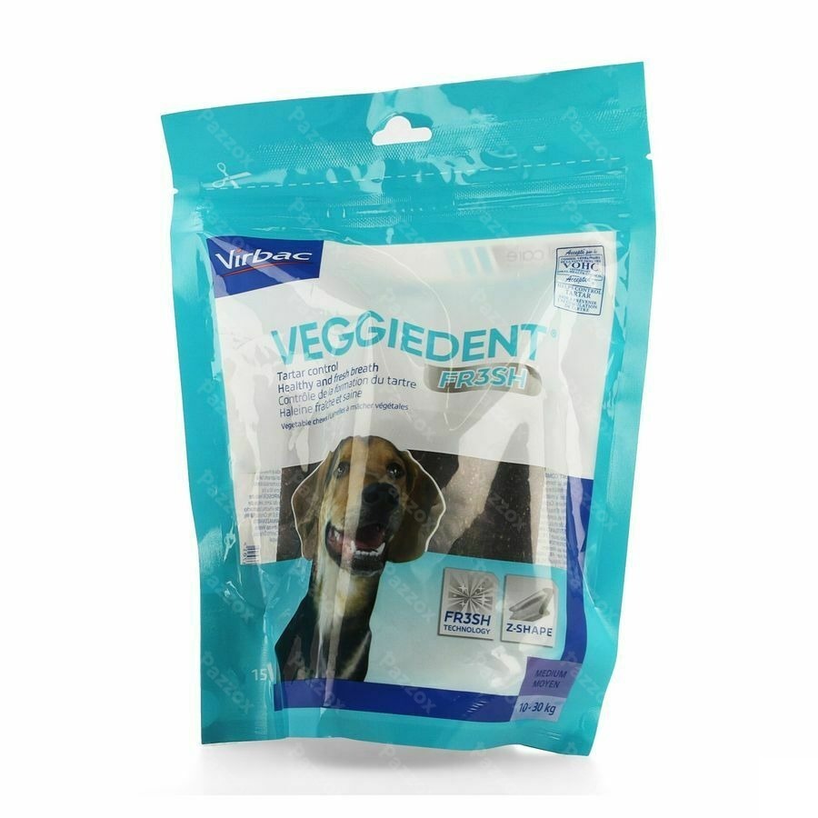 Veggiedent Hond 10-30kg Kauwreep 15