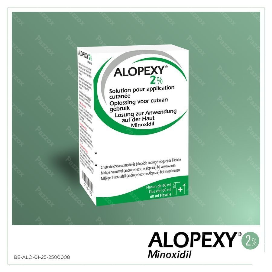 Alopexy 2 % Liquid Fl Pipet/spray 1x60ml