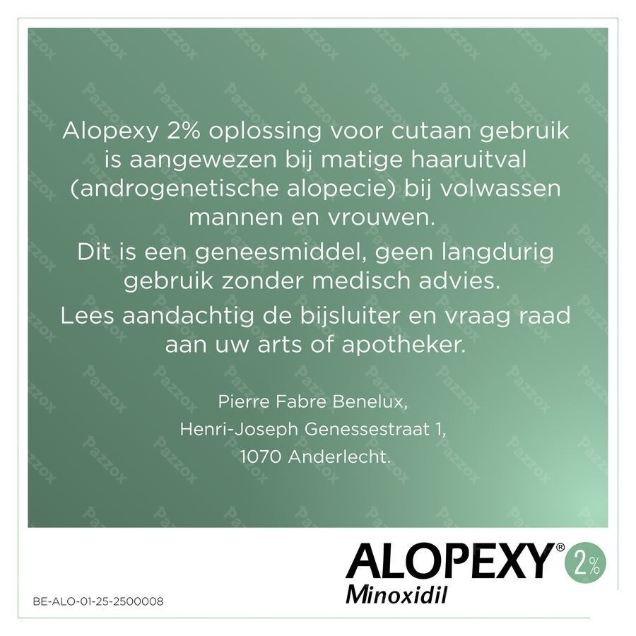Alopexy 2 % Liquid Fl Pipet/spray 1x60ml