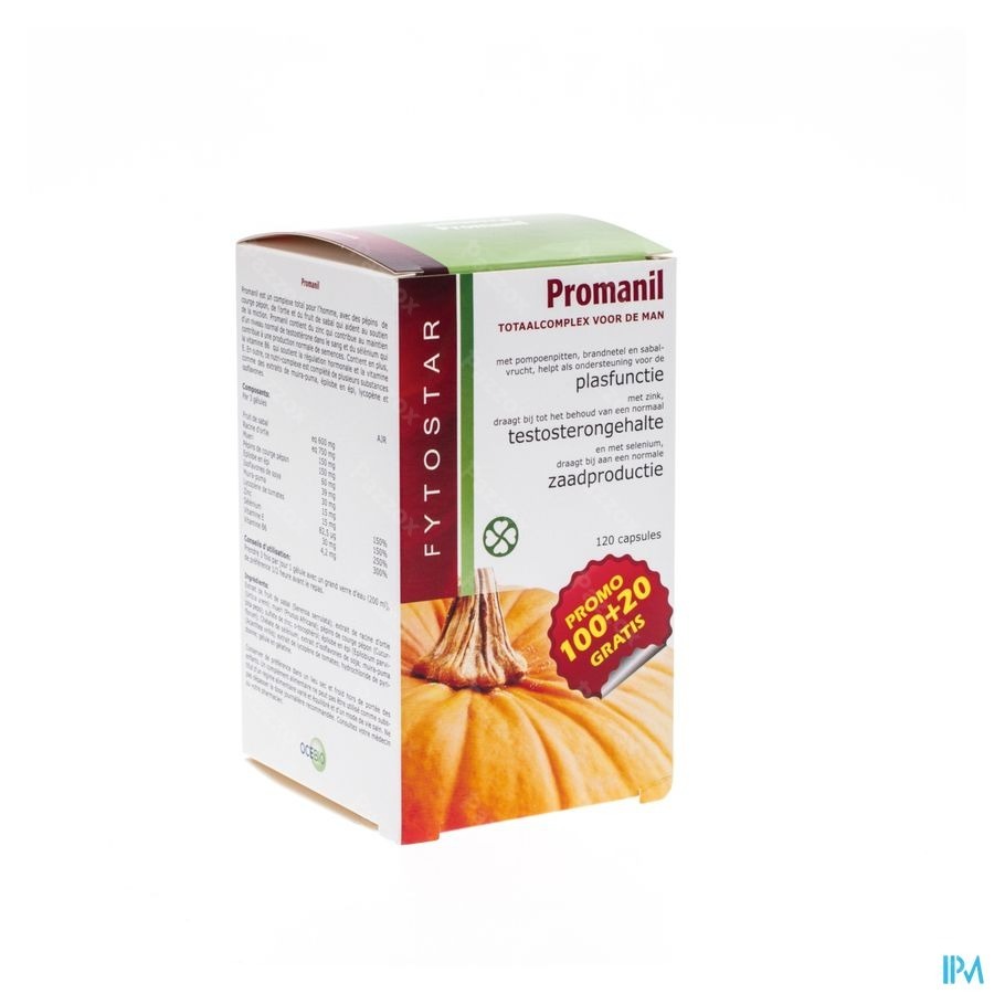 Fytostar Promanil Totaalcomplex Man 120 Capsules