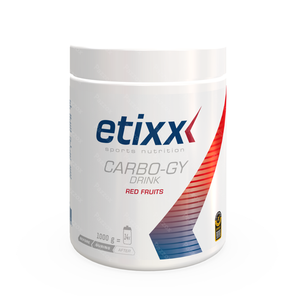 Etixx Carbo-gy Rood Fruit 1000g