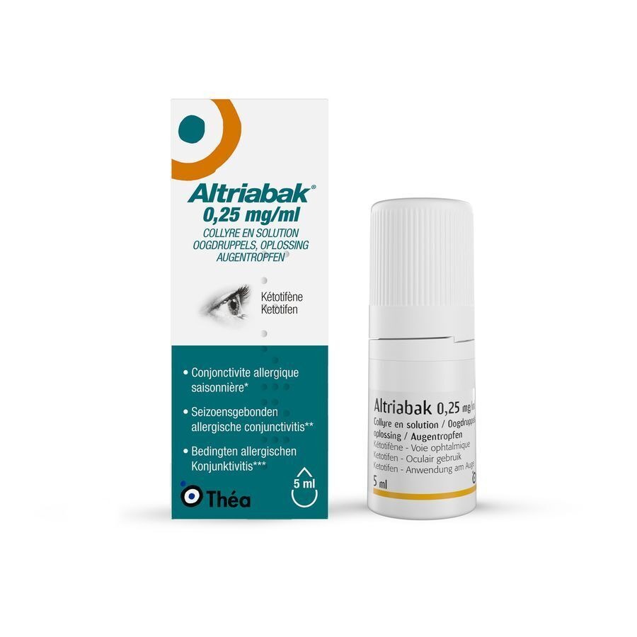 Altriabak 0,25mg/ml Oogdruppels Fl 5ml