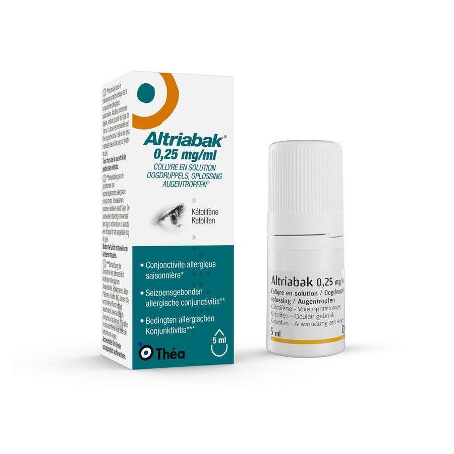 Altriabak 0,25mg/ml Oogdruppels Fl 5ml