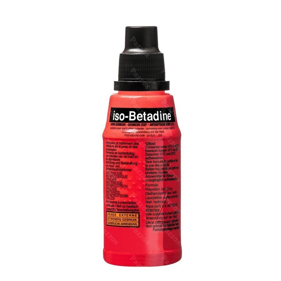Iso-Betadine Germicide Zeep 7,5% 125ml