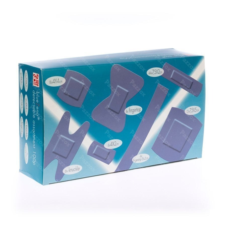 Bluezeno Pleister Detectable Assortment 100