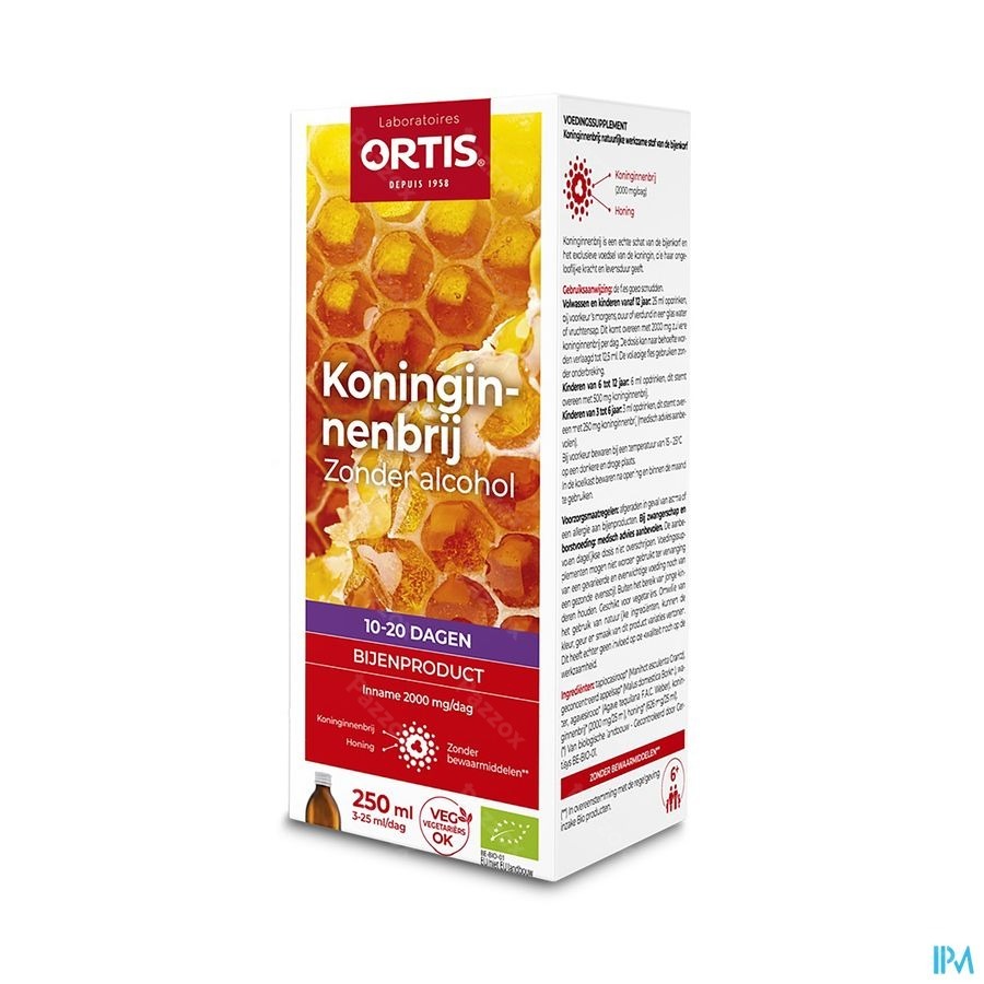 Ortis Koninginnebrij Bio 250ml
