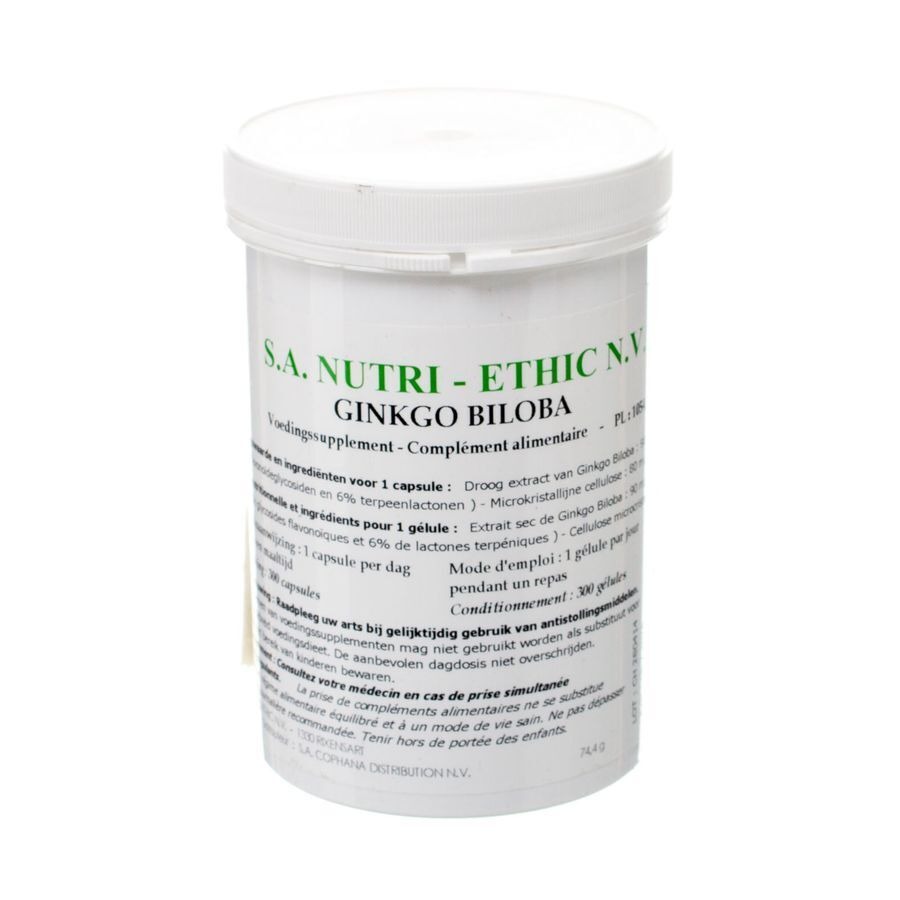 Ginkgo Biloba Geheugen-concentratie Pot Gel 300