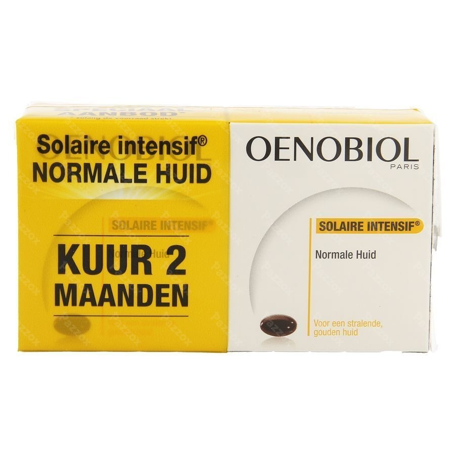Oenobiol Solaire Intensief Kuur Normale Huid 2x30 Caps