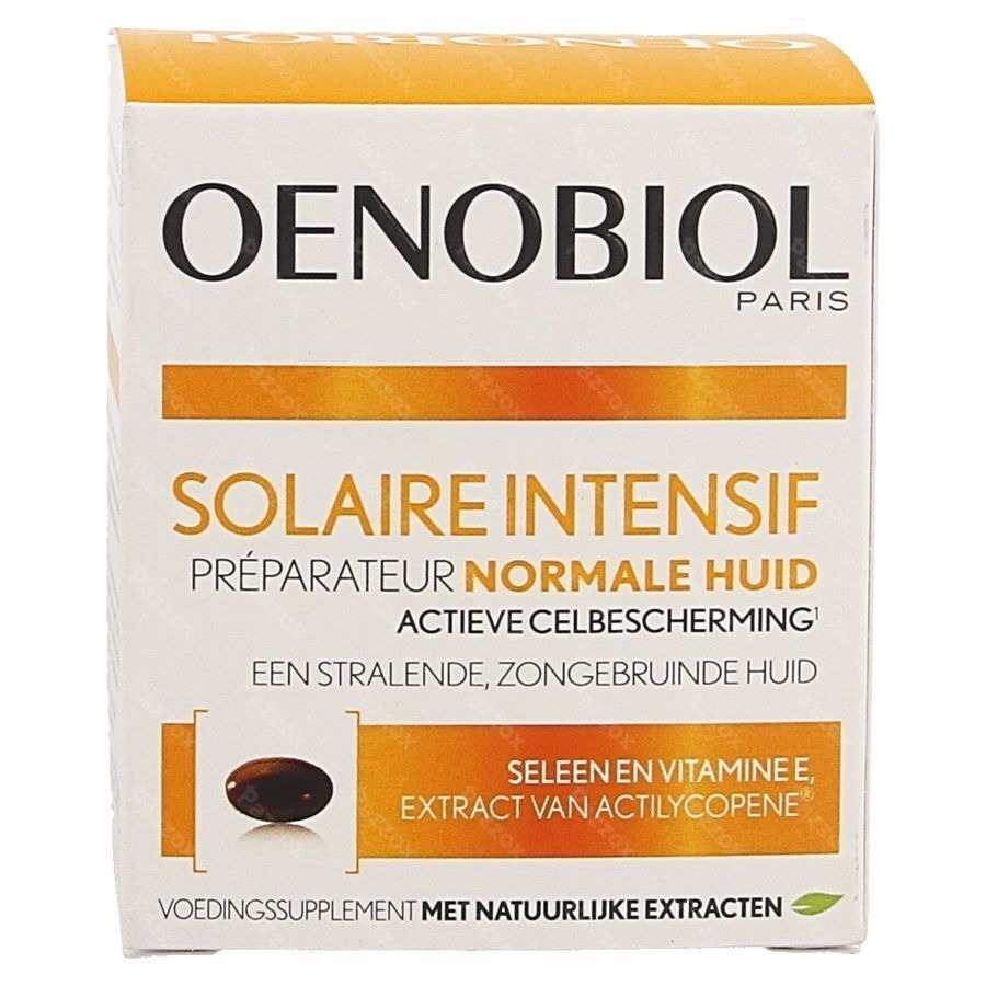 Oenobiol Solaire Intensif Normale Huid 30 Caps