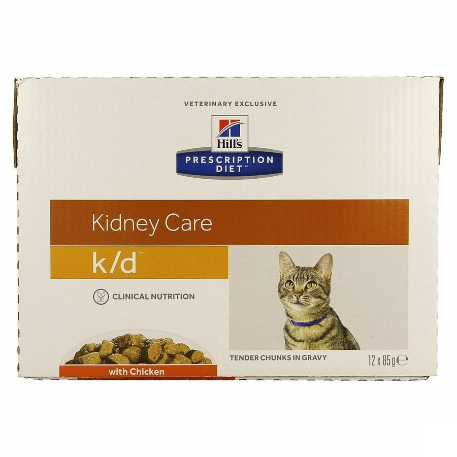 Hills Prescrip.diet Feline Kd Maaltijdzakje 12x85g