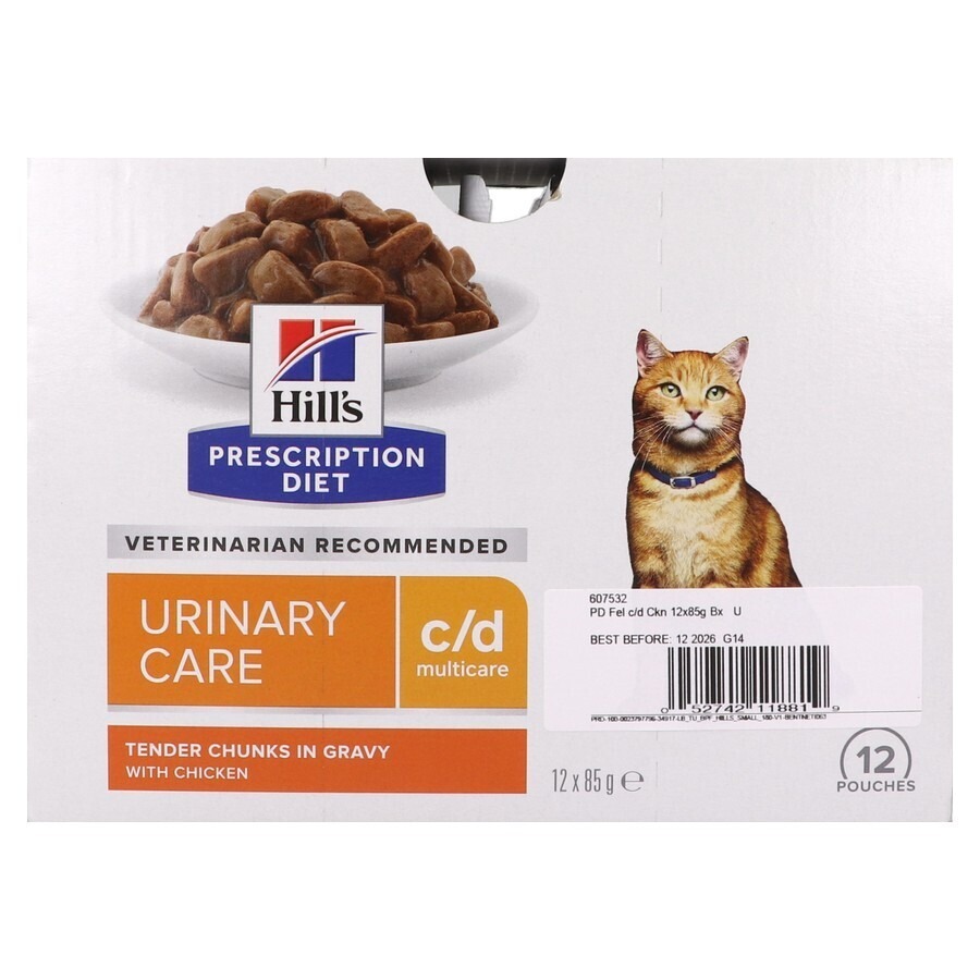 Hills Prescrip.diet Feline Cd Maaltijdzakje 12x85g