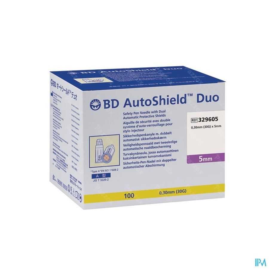 Bd Autoshield Pennaald Duo 5mm 100 329605