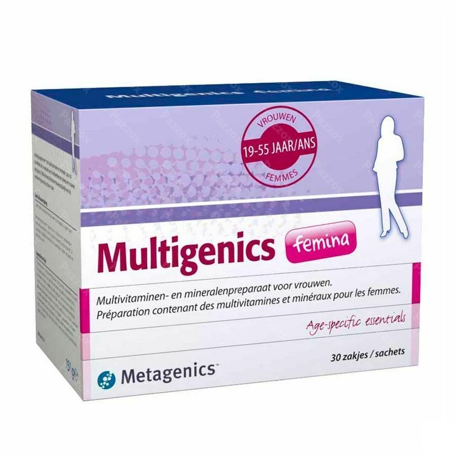 Multigenics Femina Pdr Zakje 30 7284 Metagenics